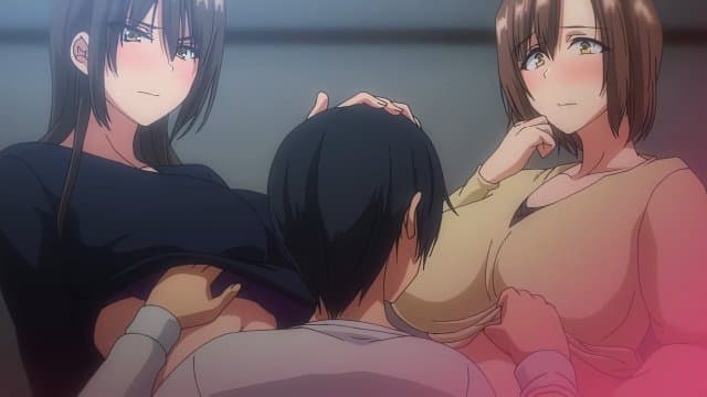 Watch Kyonyuu ga Futari Inai to Bokki Shinai Otto no Tame ni Tomodachi o Tsurete Kita Tsuma Episode 1 (Eng Sub) in HD - HentaiKage